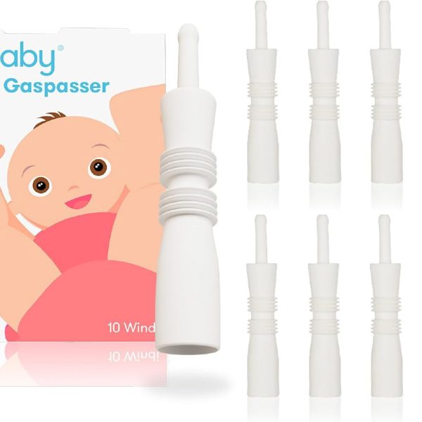 Frida Baby Windi Gas Passer, Baby Gas Relief, Made in USA, 100% Natural, Safe & Effective Instant Relief for Babies & Infants, 10ct