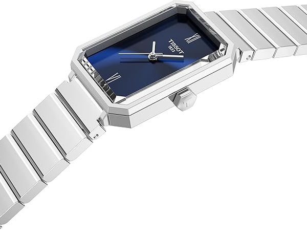 Tissot SRV, Swiss Quartz Watch for Women, Stainless Steel Case, Blue Dial, T1601101104300