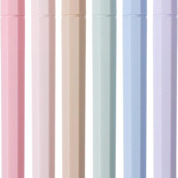 Mr. Pen- Aesthetic Highlighters, 6 Pack, Muted Pastel Color, Chisel Tip, No Bleed Bible Highlighter, Assorted Colors
