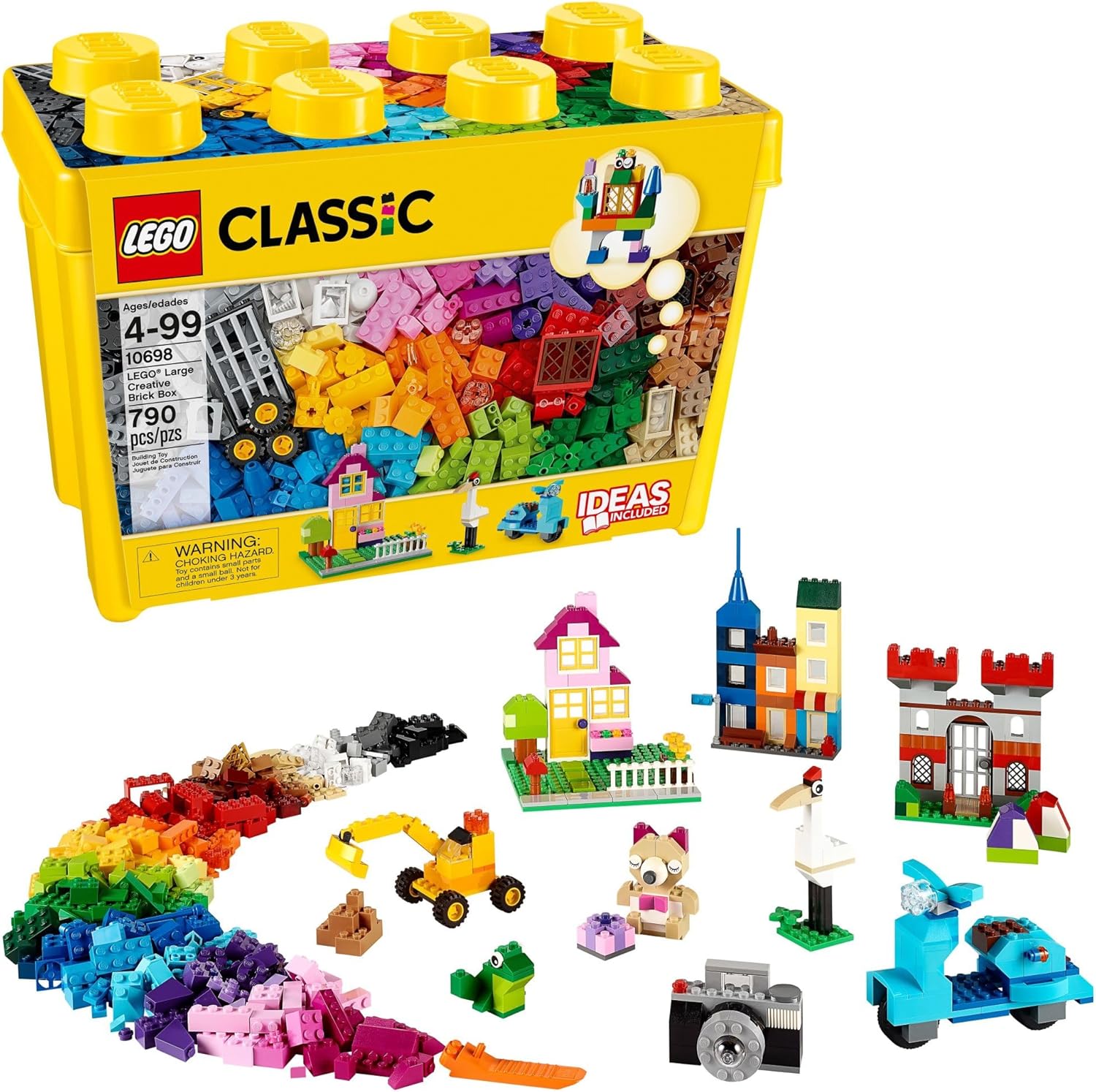 29 LEGO Classic Large Creative Brick Box 10698 Building Toy Set, Toy Storage Solution for Home or Classrooms, Interactive Building Toy for Kids, Boys, and Girls - Image 1