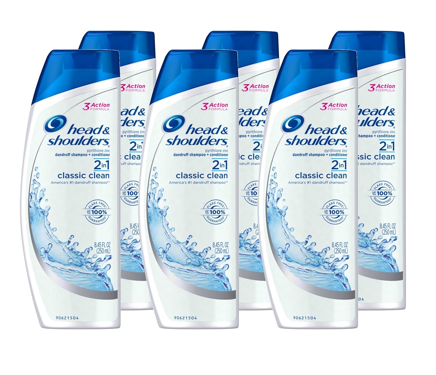 5 Head and Shoulders Classic Clean 2-in-1 Anti-Dandruff, (Pack of 6) - Image 1