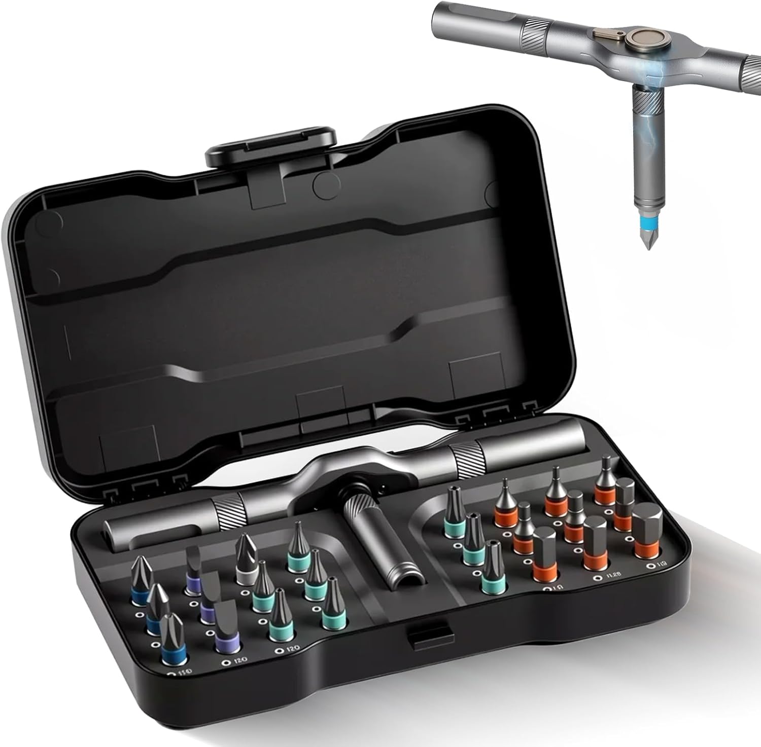 617wwmrMBTL._AC_SL1500_ DIY Screwdriver 24 in 1, 2026 New 24 In 1 Multi Bit Magnetic Screwdriver Set Multifunctional Toolbox, 24 in 1 multifunctional household wrench screwdriver tool combination set (1) - Image 1