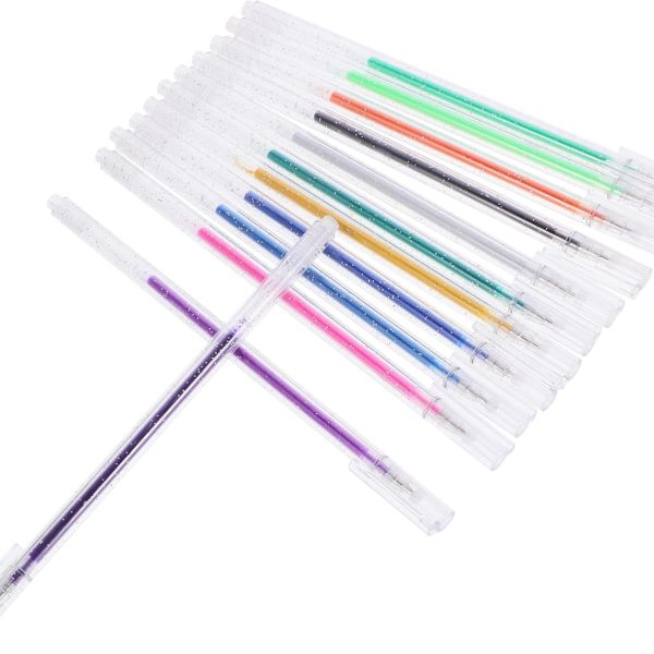 12Pcs Glitter Paint Pens Multipurpose Shimmer Markers for Scrapbooking Art Craft Projects for Students Professionals for Creative Designs and Note