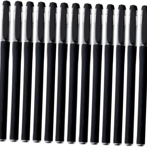 DOITOOL 20pcs Black Gel Pens Office Gel Pen for Students and Professionals Smooth Writing School Exam Signature Use Bulk Pack