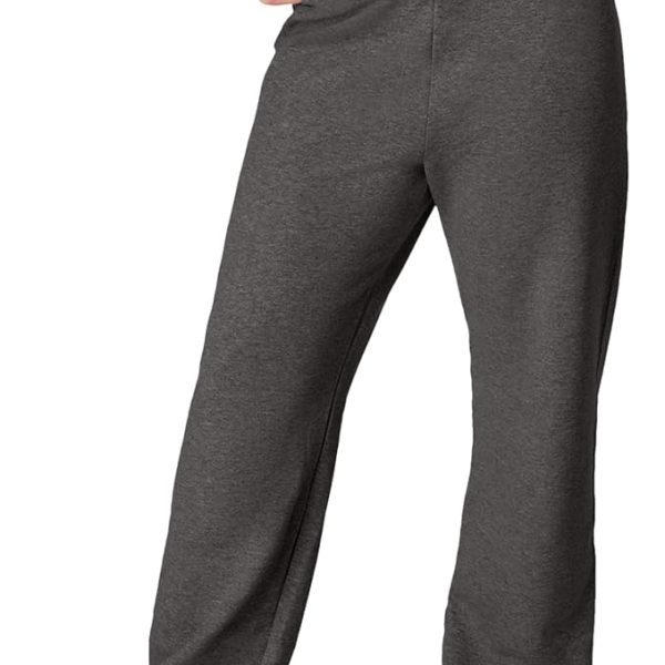 Hanes Women's Sweatpants, EcoSmart Fleece, Pocketless Open-Bottom Sweatpant, Regular & Petite