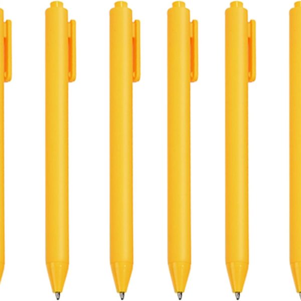 6pcs Anime Pens,Cute Kawaii Japanese 0.5mm Ballpoint Gel Pens Stationery Set for Girls Boys Kids Adults (Black1)