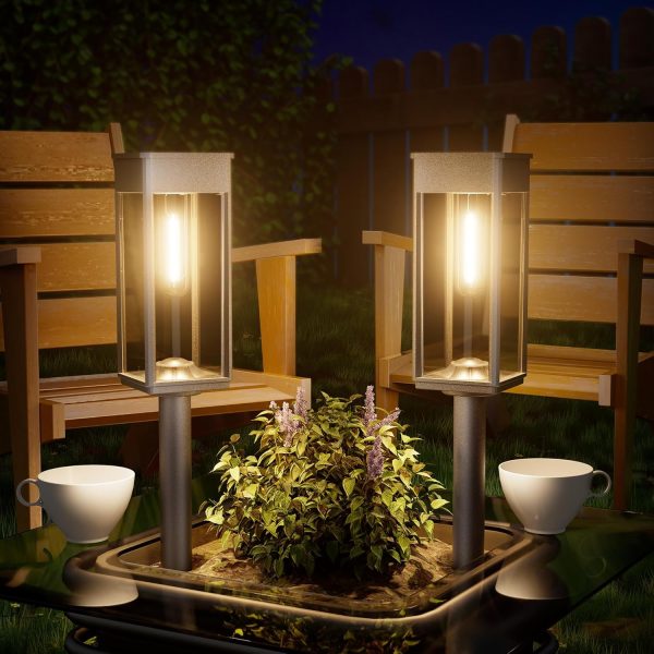 Bright Solar Pathway Lights Outdoor Waterproof IP65, 8 Pack Auto On/Off Solar Outdoor Lights for Path, Yard, Patio, Landscape, Lawn, Walkway, Driveway, Garden Decor Lighting Solar Powered