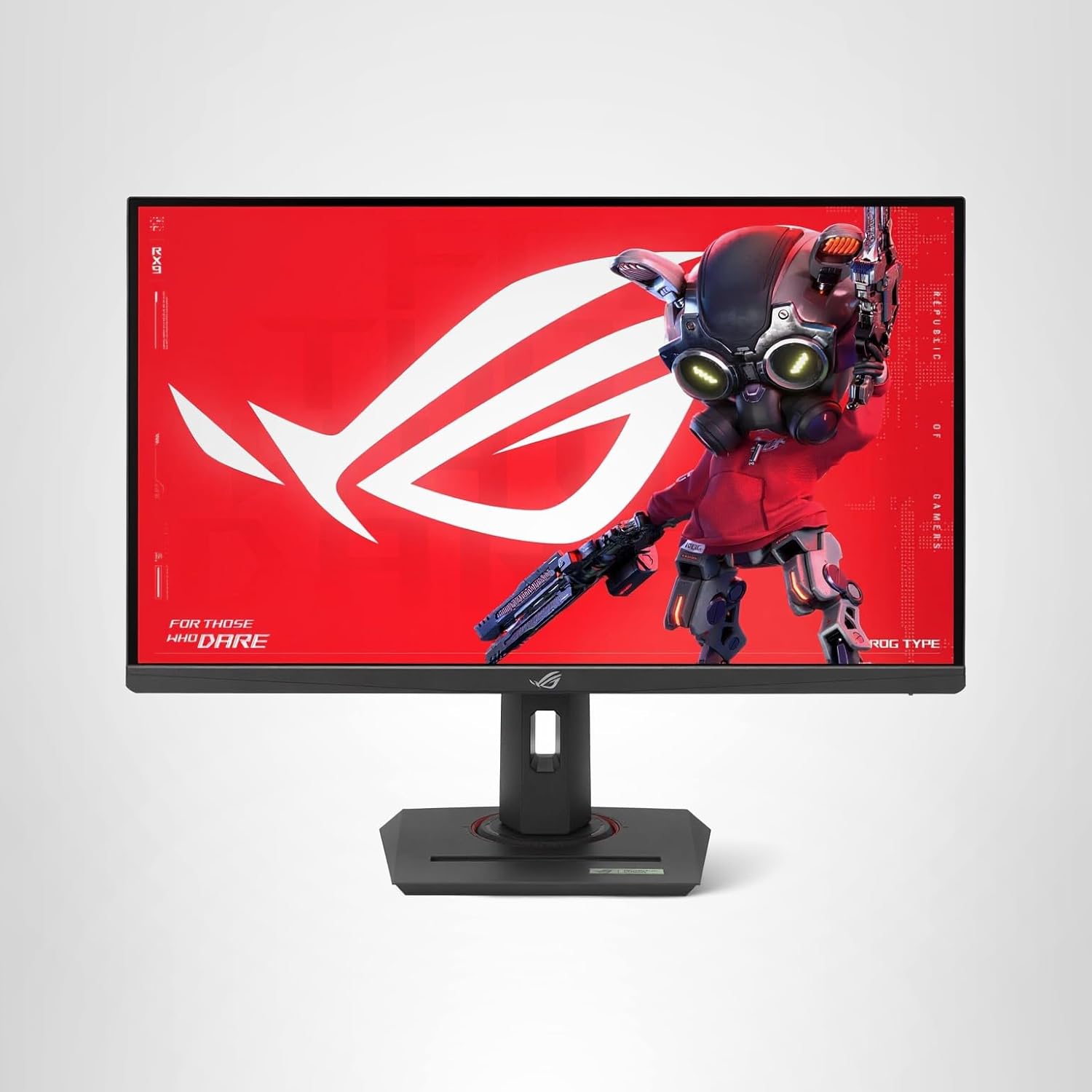 JDC-069 ASUS ROG Strix 27” 4K HDR USB-C Gaming Monitor (XG27UCG) – UHD (3840x2160) Dual Mode (4K 160Hz or FHD 320Hz), 1ms, Fast IPS, Extreme Low Motion Blur Sync, G-SYNC Compatible, AI Gaming, 3yr Warranty - Image 1