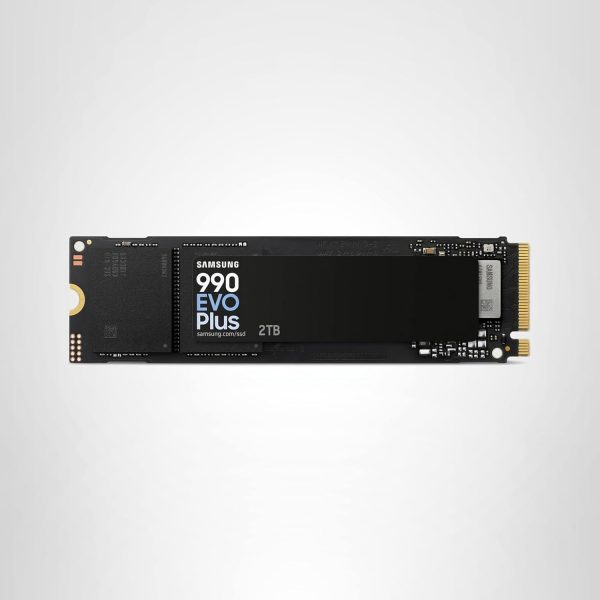 Samsung 990 EVO Plus SSD 2TB, PCIe Gen 4x4, Gen 5x2 M.2 2280, Speeds Up-to 7,250 MB/s, Upgrade Storage for PC/Laptops, HMB Technology and Intelligent Turbowrite 2.0, (MZ-V9S2T0B/AM)