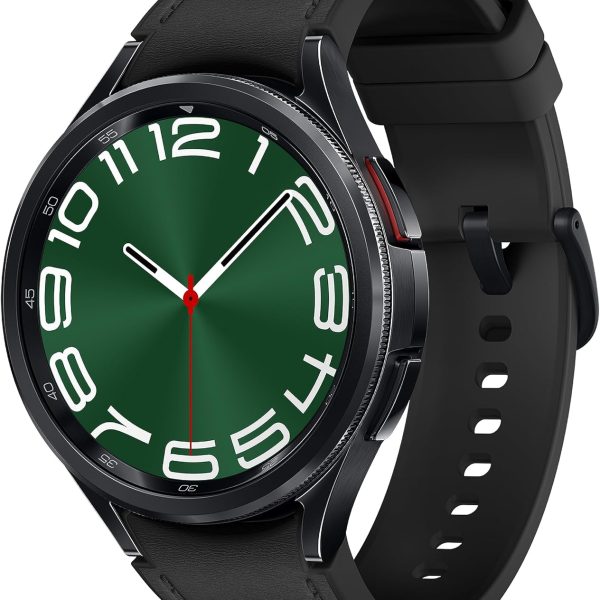 SAMSUNG Galaxy Watch 6 Classic (Renewed) 47mm Bluetooth Smartwatch, Rotating Bezel, Fitness Tracker, Personalized HR Zones, Advanced Sleep Coaching, US Version, Black