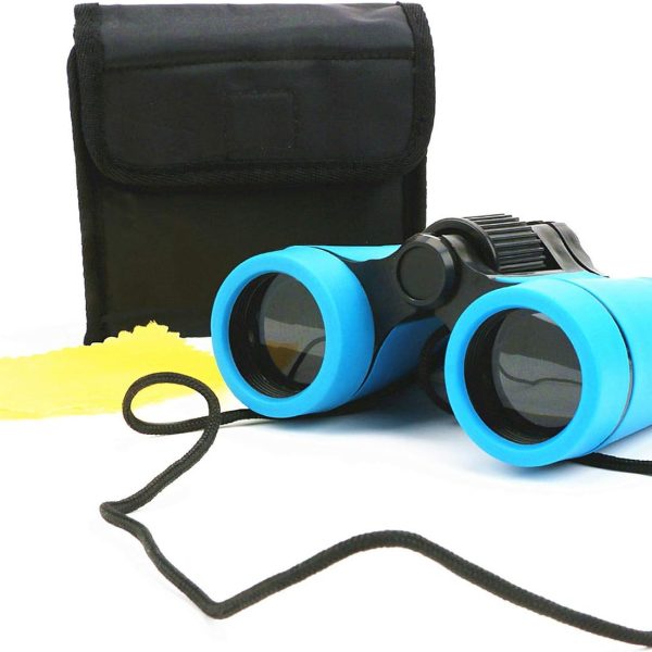 Scotamalone Kids Binoculars Shock Proof Toy Binoculars Set for Age 3-12 Years Old Boys Girls Bird Watching Educational Learning Hunting Hiking Birthday Presents