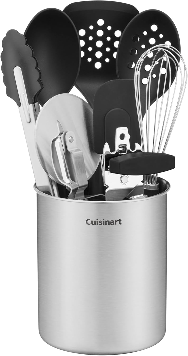 Ja85 Cuisinart 10-Piece Primary Tool & Gadget Set with Stainless Steel Crock - Image 1