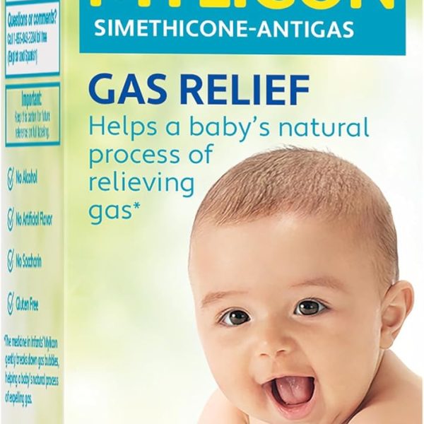MYLICON Infants Gas Relief Drops for Infants and Babies, Dye Free Formula, 1 Fluid Ounce