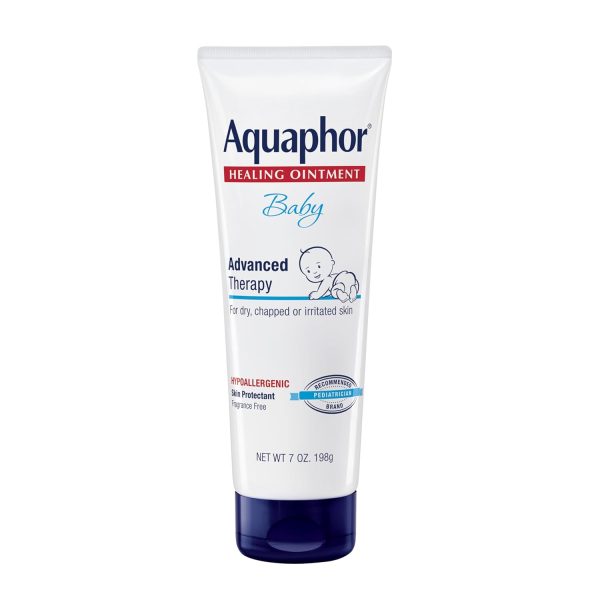 Aquaphor Baby Healing Ointment Advanced Therapy Skin Protectant, Best of BabyCenter 2025 Award Winner, Dry Skin and Diaper Rash Ointment, 7 Oz Tube