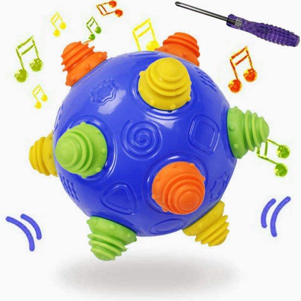 Toddler's Music Dancing Shake Ball - Move, Crawl, Bounce, Sensory Learning for Kids and Babies, Fun Gift for Both Boys and Girls