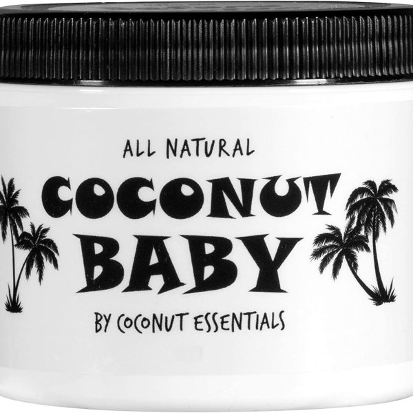 Coconut Baby Oil for Hair & Skin Care, Natural & Organic, Coconut Oil for Cradle Cap, Eczema, Infant Scalp Relief, Hair Oil for Curly Hair - Newborn Moisturizer for Sensitive Skin, Unscented - 2 fl oz