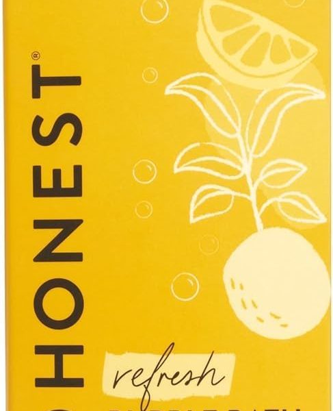 The Honest Company Foaming Bubble Bath Refill Carton Gentle for Baby Naturally Derived Tear-Free Hypoallergenic Citrus Vanilla Refresh 32 fl oz