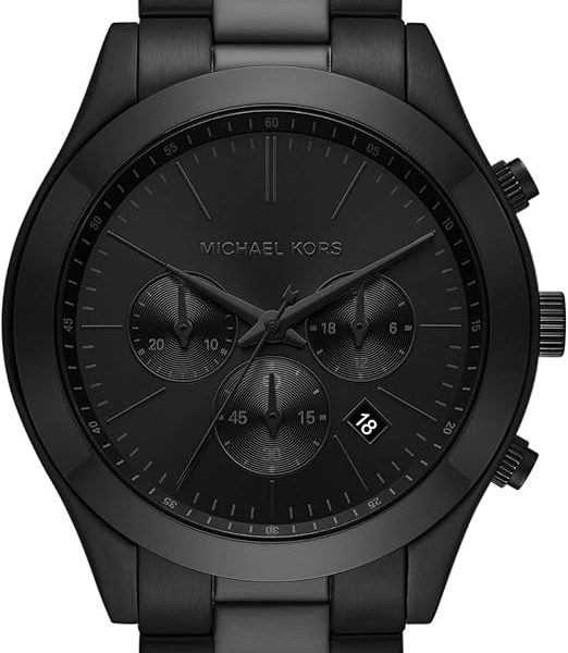 Michael Kors Oversized Slim Runway Men's Watch, Stainless Steel Watch for Men