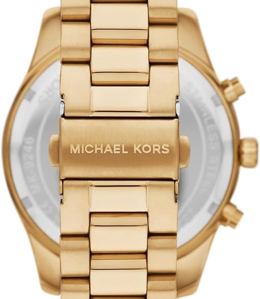 Michael Kors Men's Lexington Chronograph Gold-Tone Stainless Steel Watch Set (Model: MK9245SET)