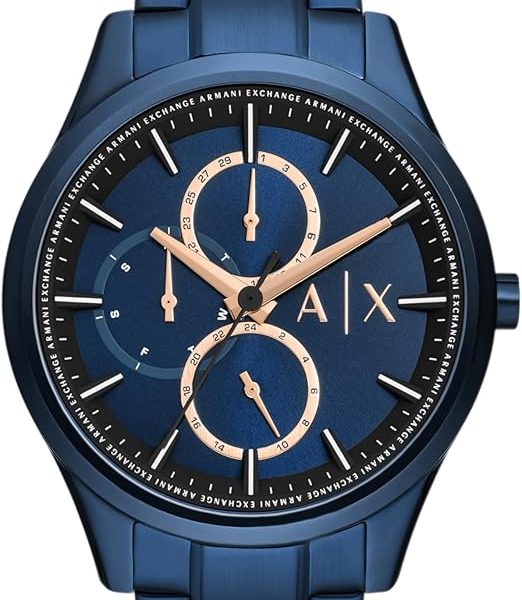 A|X Armani Exchange Multifunction Watch for Men with Leather or Stainless Steel Band