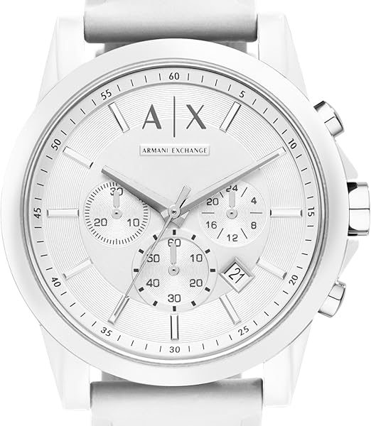 Armani Exchange AX Chronograph Watch for Men with Leather, Stainless Steel or Silicone Ban