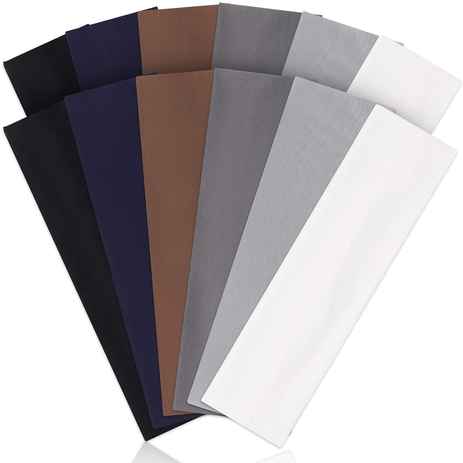 SH440 12 Pack Headbands for Women, Elastic Soft Hair Bands for Workout, Yoga, Running, Fitness - Image 1