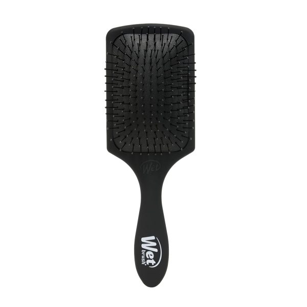 Wet Brush Paddle Detangler Hair Brush, Black Frost - Ultra-Soft IntelliFlex Detangling Bristles with AquaVent Design - Spread Hair Treatments Evenly - Glides Through Tangles For All Hair Types
