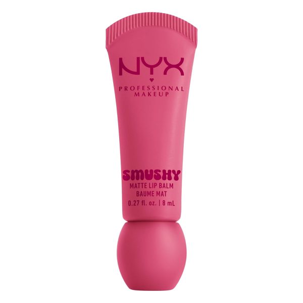 NYX PROFESSIONAL MAKEUP Smushy Matte Lip Balm, Tinted Lip Moisturizer with Soft, Matte Finish - Swipe Sesh (Light Dusty Rose)