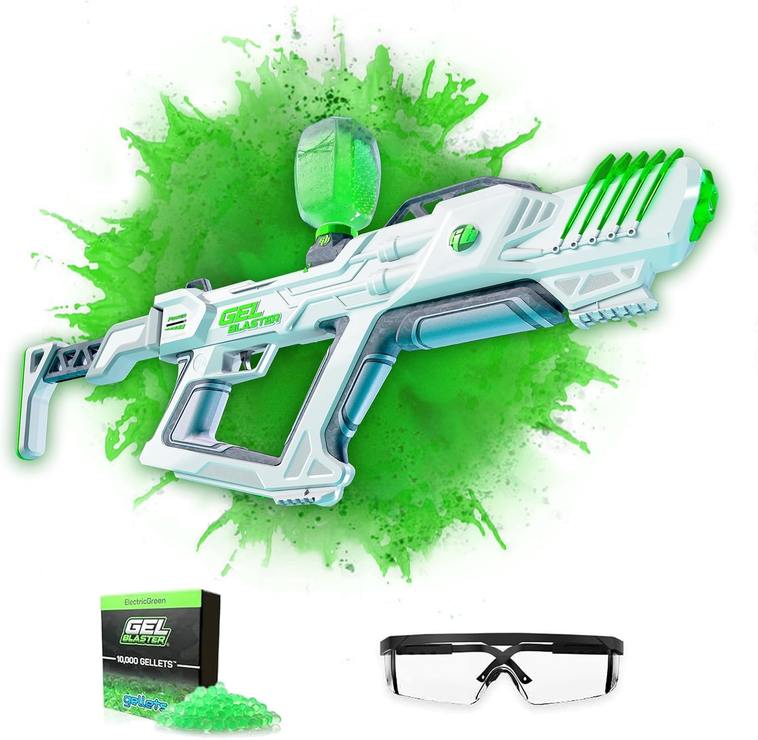 th144 The Original Supersized Gel Blaster Surge XL - Splat Ball Gun 150+ Foot Range - Toy Gel Blasters - Semi, Full-Auto, Triple Burst Modes - Outdoor Games & Toys - Ages 14 - Image 1