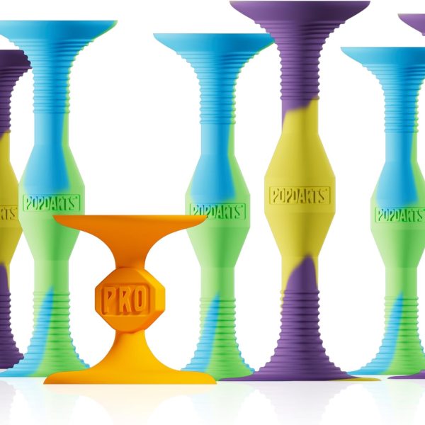 Popdarts PRO Pack Game Set (Wigglenobber Target Marker) - Indoor, Outdoor Suction Cup Throwing Game - Competition with a POP